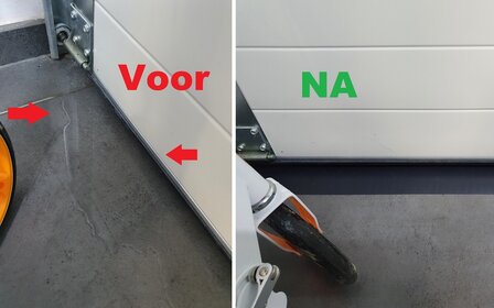 Oplossing wateroverlast bij garagedeuren