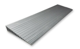 48mm x 250mm x 1000mm (zonder lijm laag) rubberen drempelhulp recht