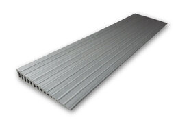 32mm x 200mm x 1000mm (zonder lijm laag) rubberen drempelhulp recht